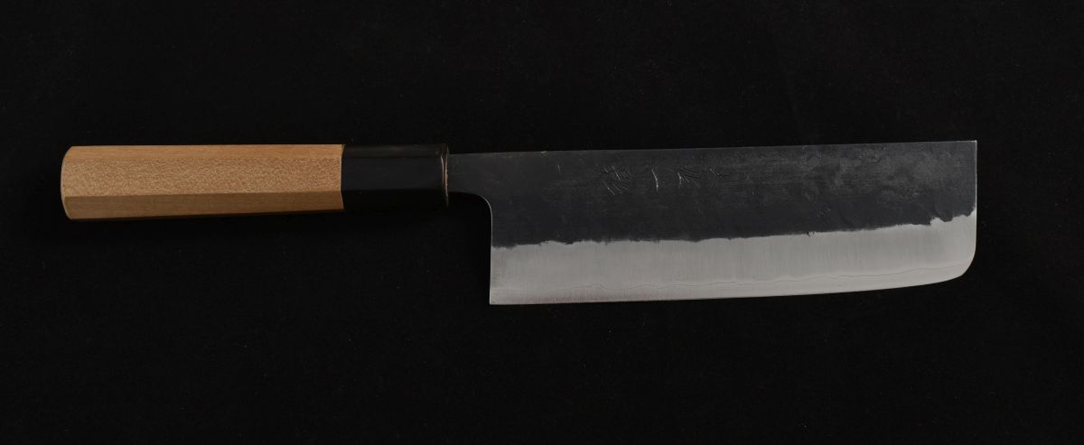 Tosa-Ichi Shadow-Nashiji Kurouchi Nakiri 150220 - vegetable knife