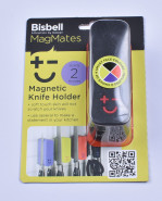 Magnetic holder for 2 knives